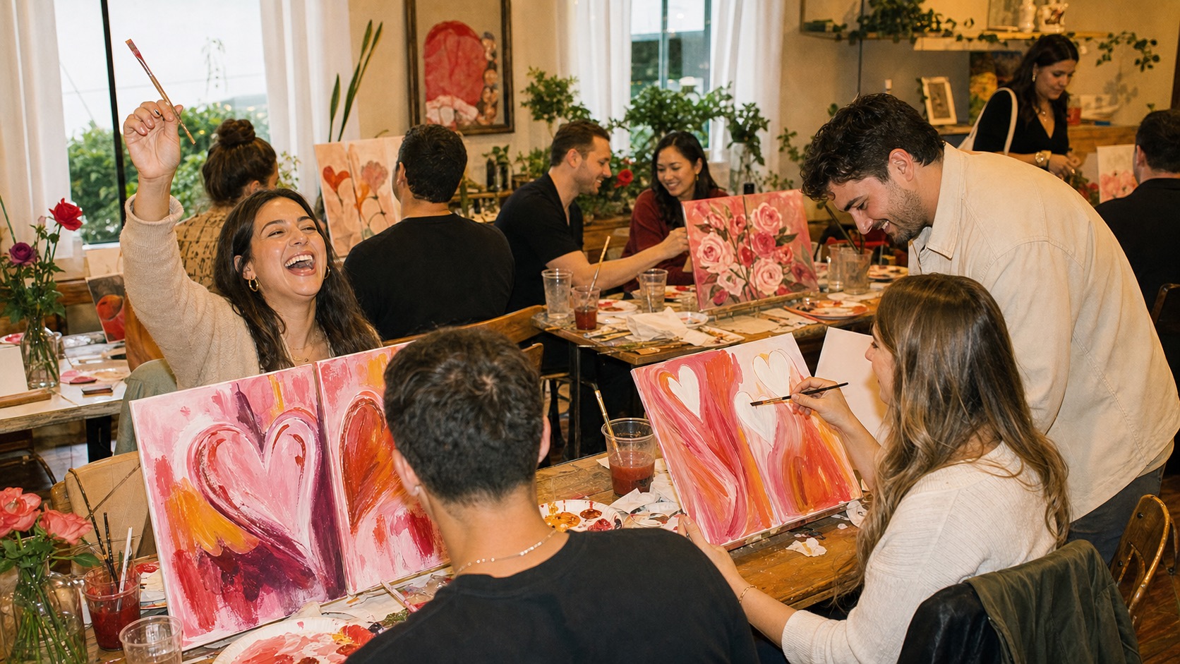 Splatter Paint Studios vs Classic Paint and Sip